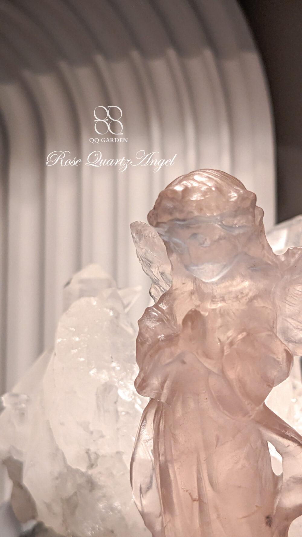 粉水晶許願天使