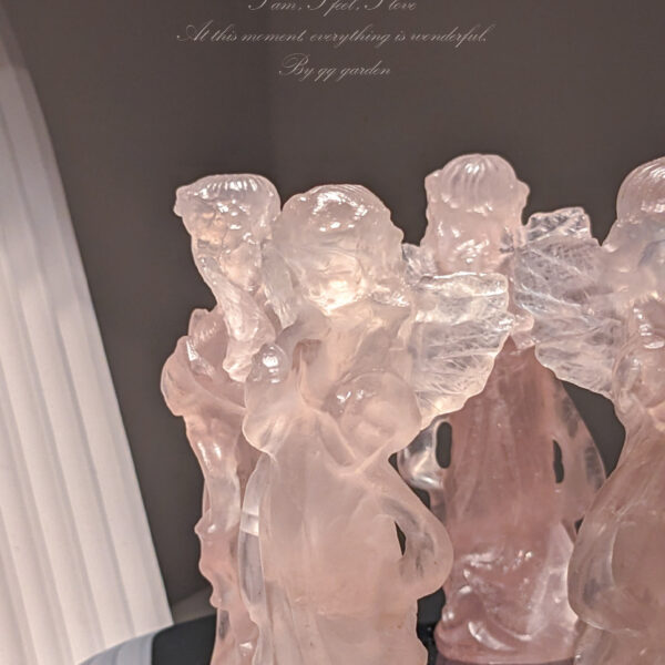 粉水晶許願天使